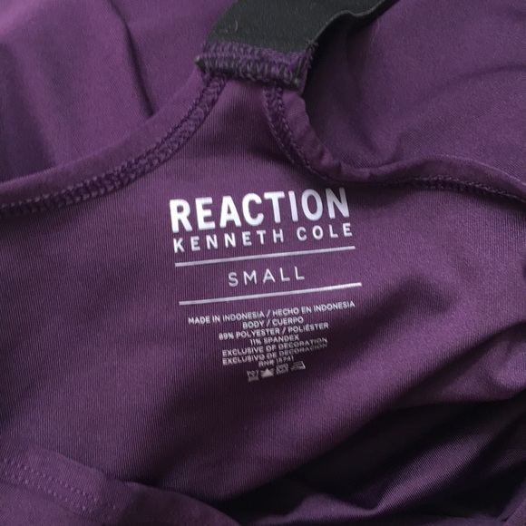Reaction Kenneth Cole Purple Tank Top Size Small - Picture 10 of 10